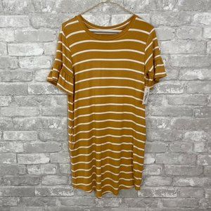 RUMI+RYDER SARAHBELLE RUFFLE SLEEVE SHIFT  DRESS